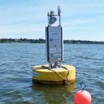 Michigan's Muskegon lake buoy