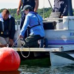 deploying a data buoy safely